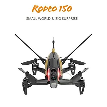 Walkera Rodeo 150 Mini FPV racing drone (BLACK) w/ 5.8G 40CH 600TVL Night Vision Camera 3D Aerobatic FPV Quartcopter