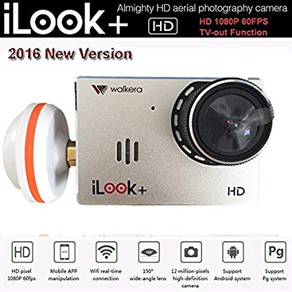 Walkera iLook+ HD 1080P 60FPS 12MP Wide Angle 5.8G FPV Aerial Photography Camera -CN#b4err4-gr4e g145e105587