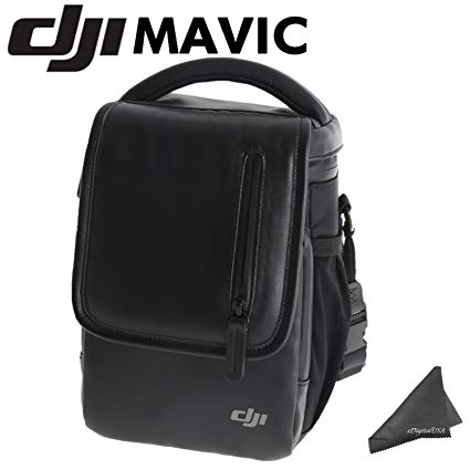 DJI Shoulder Bag for Mavic Quadcopter & eDigitalUSA Microfiber Cleaning Cloth