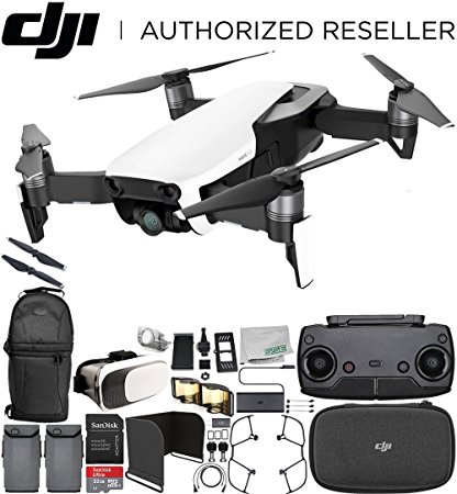 DJI Mavic Air Drone Quadcopter (Arctic White) EVERYTHING YOU NEED Essential Bundle