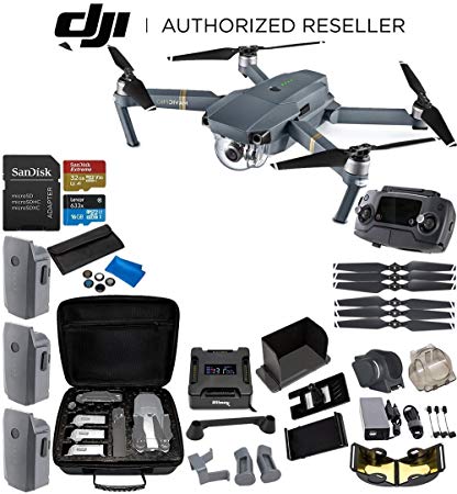 DJI Mavic Pro Collapsible Quadcopter 3-Battery Ultimate Bundle