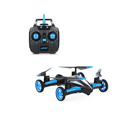 ALLCACA RC Car Flying RC Drone Quadcopter 2.4Ghz Remote Control Vehicles with LED Lights and 3D Flip 6-Axis Gyro Headless Mode Radio Controlled Helicopter without Camera (Blue)