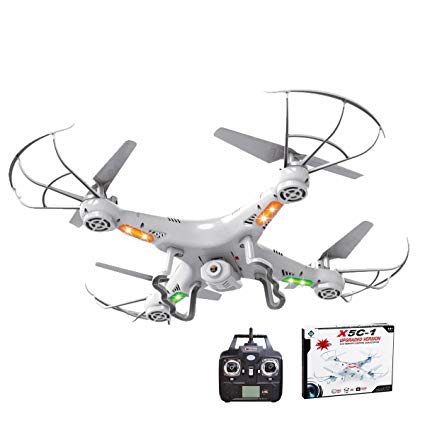 Syma Toys X5C-1 Explorers 4 CH Remote Control RC Quadcopter New Upgraded Version