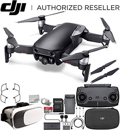 DJI Mavic Air Drone Quadcopter (Onyx Black) Virtual Reality Experience Starters Bundle