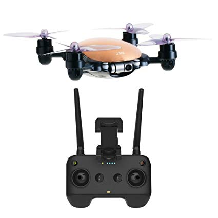 JME App Controlled Drone with 4K Camera 2 Axis Gimbal (Gold) and Remote Controller