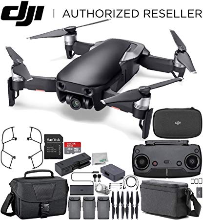 DJI Mavic Air Drone Quadcopter FLY MORE COMBO (Onyx Black) Travel Starters Bundle