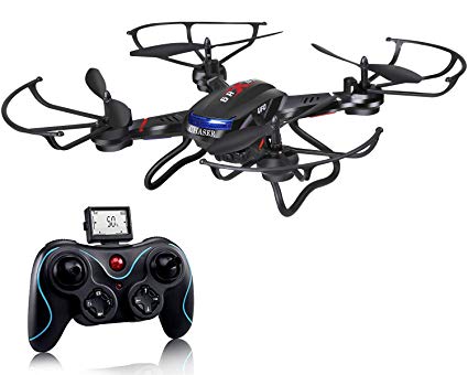 Holy Stone F181C RC Quadcopter Drone with HD Camera RTF 4 Channel 2.4GHz 6-Gyro with Altitude Hold Function,Headless Mode and One Key Return Home, Color Black