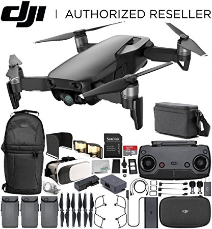 DJI Mavic Air Drone Quadcopter FLY MORE COMBO Bundle (Onyx Black)