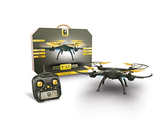 US Army Stunt Drone+ with Aerial Assistance+Auto Land+Auto Take off+360 Degree Flips+LED lights+Headless Mode+Long flying Time+ Spare set of Propellers + Great Drone For Beginner and Expert Pilots