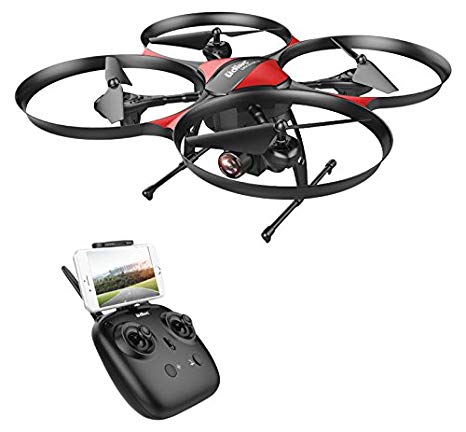 DROCON U818PLUS WIFI FPV Drone With Wide-Angle HD 2MP Camera,15 Min Flight Time, Altitude Hold, Headless Mode, One-Button Take-off And Landing, TF Card 4GB Included, Quadcopter Designed For Beginners