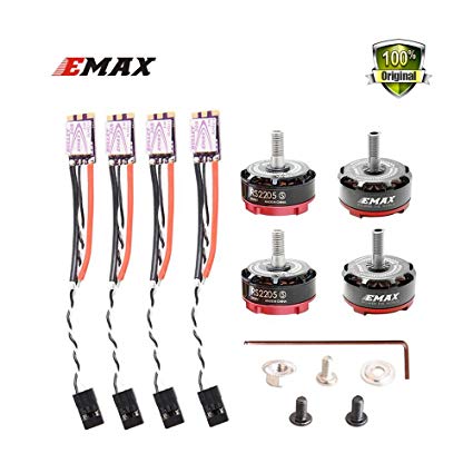 4PCS EMAX RS2205-S 2300KV Brushless Motor And 4PCS EMAX 30A Dshot Bullet Series BLHeli-S ESC For FPV Racing Multirotor