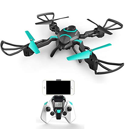 TOYEN GordVE GV64 RC Drone 2.4GHz Foldable FPV Wifi 6-Axis Gyro Altitude Hold Trajectory Customized Remote Control Drone with 2MP HD Camera