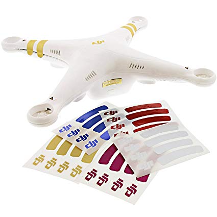 DJI Phantom 3 Professional Pro Drone - NEW Top & Bottom Shell Cover & LED -