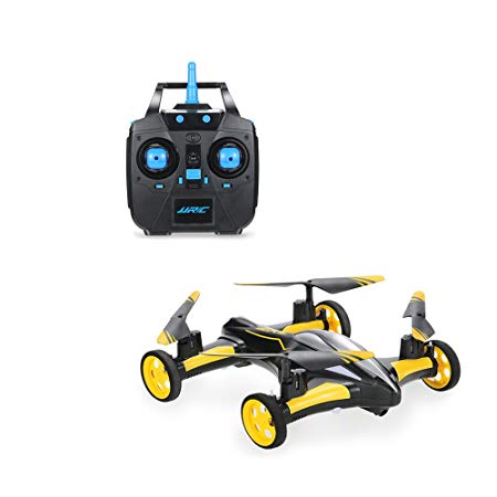 AHAHOO RC Flying Cars 2.4Ghz Remote Control Quadcopter 6CH RC Drone 3D Flips Land and Sky Double Modes with LED Light