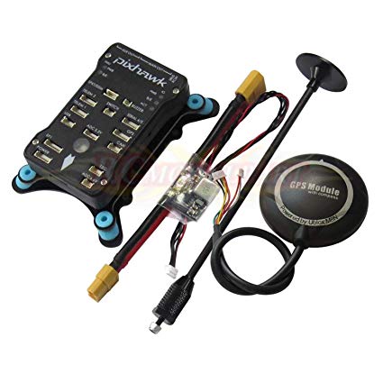 Hobbypower Pixhawk PX4 32Bit Flight Controller + NEO-M8N GPS + Power Module +Shock Absorber for Multirotor FPV