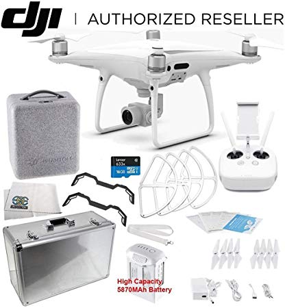 DJI Phantom 4 PRO Quadcopter Starters Aluminum Carrying Case Bundle