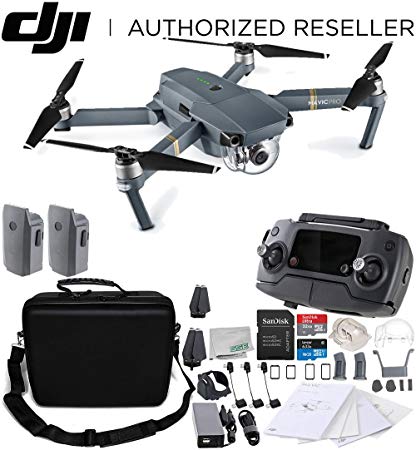 DJI Mavic Pro Collapsible Quadcopter Water-Resistant Rugged Compact Storage Case Essential Bundle