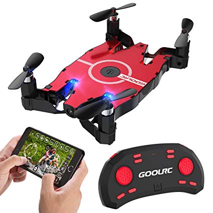 GoolRC T49 FPV Drone with Wifi Camera Live Video 2.4G 4 Channel 6 Axi Auto Foldable Arm Altitude Hold RC Quadcopter