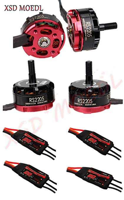 XSD MOEDL 4X Emax RS2205 2300KV Brushless Motor + 4X EMAX Simonk 20A for 250 QAV250 ZMR250 FPV RC Quadcopter