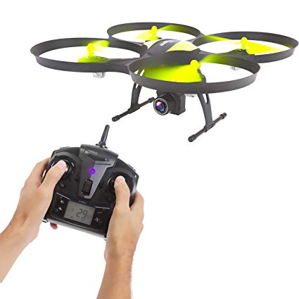 SereneLife RC Drone w/HD Camera - RTF UAV 6-Axis Gyro Quadcopter Include 2.4 GHz Remote Controller, 7.4v Replacement Battery & Charger - Fly & Capture Sharper Outdoor Aerial Videos & Images - SLRD40