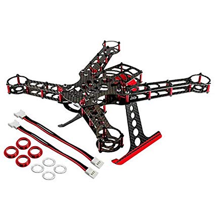 200 QX Frame Kit, Aluminum/Carbon Fiber: Red