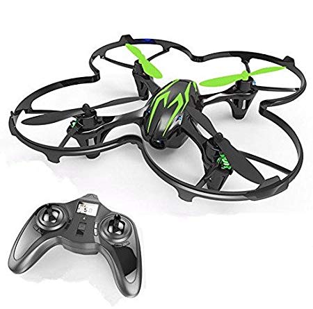 HUBSAN X4 H107C 4 Channel 2.4GHz 6 Axis Gyro RC Quadcopter with 480P Camera and Protection Cover Mode 2 RTF (480P green black)