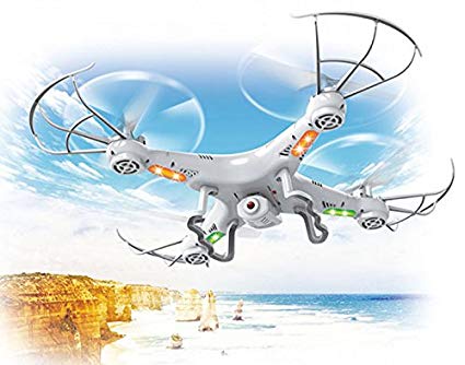 Top Race TR-Q511 4-Channel Quad Copter Drone with Camera, 1 Key Return & Headless Mode Option