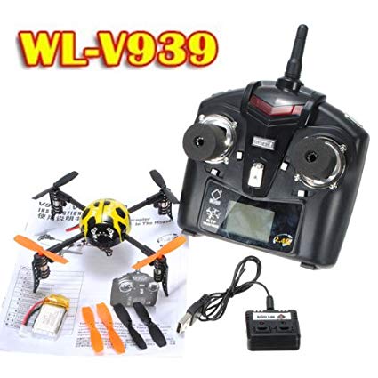 WLToys V939 Beetle ladybird 4CH RC 2.4Ghz 4-axis 3D Mini Heli XCopter Quadcopter