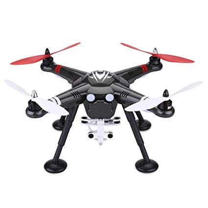 WLtoys X380 RC Quadcopter Drone 2.4G 4CH Headless Mode One Key Return GPS with Camera Shock Absorption - Black