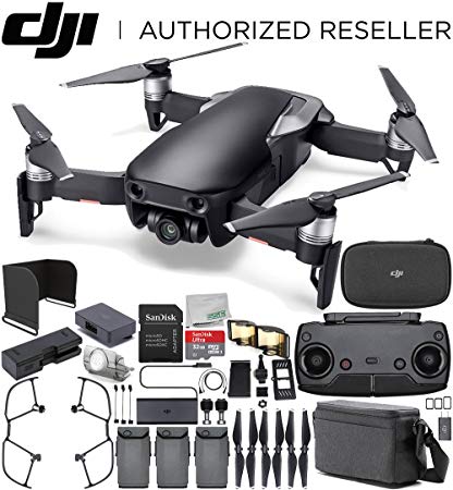 DJI Mavic Air Drone Quadcopter FLY MORE COMBO (Onyx Black) EVERYTHING YOU NEED Starters Bundle