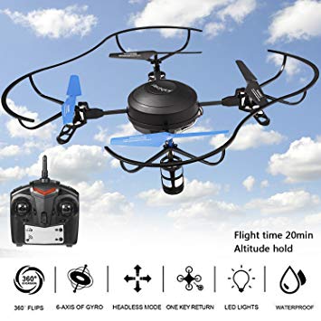 Funmily H4810 RC Quadcopter Drone 25 Mins Flight Time & Altitude Hold function 3 Speed Modes 4...