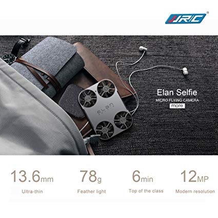 Rucan E07 Elan -Selfie Ultra Drone/12MP/Silver/Aero Aluminum Body/ 4GB SDcard