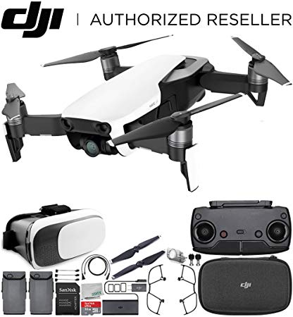 DJI Mavic Air Drone Quadcopter (Arctic White) Virtual Reality Experience Essential Bundle