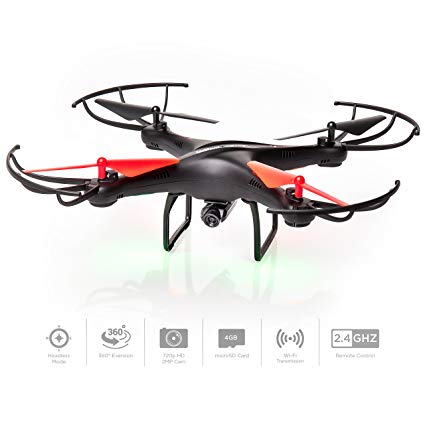 Best Choice Products Smart Phone Control 6-Axis 720P HD Camera Drone Quadcopter w/ FPV, Wifi, Altitude Hold, Flight Plan