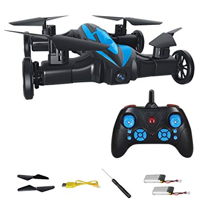 MASALING RC Quadcopter Drone Flying Car - Remote Control Helicopter Drone Toys for Kids with 3D Flip Headless Mode One-Key Return BONUS Battery Included