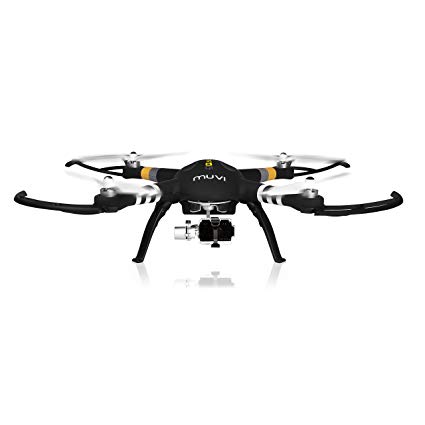 Veho Muvi Q-Series Q-1 Professional Aerial UAV Quadcopter Drone with Advanced 3-Axis Gimbal, Black (VQD-002-Q1)