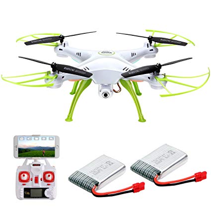 Syma X5HW FPV 2.4Ghz 4CH RC Headless Quadcopter Drone UFO with Hover Function HD Wifi Camera White