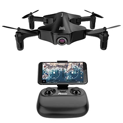 Foldable Drone with Camera Live Video, Potensic U29S Wi-Fi FPV RC Drone Camera HD 720P 120° 2.4GHz 6-Axis Gyro Quadcopter - Flight Route Setting, Optical Flow, Altitude Hold, One Key Take Off/Landing