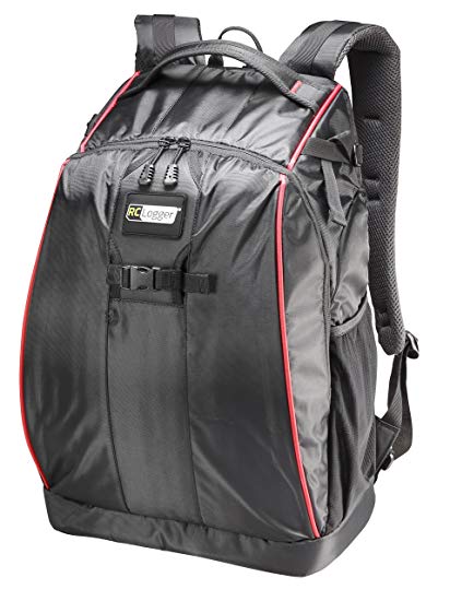 RC Logger Waterproof Nylon Backpack With Fully Customizable Inside For 350-sized Drones And Cameras With A High Wearing Comfort